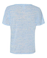 Bella + Canvas 8815 Ladies' Slouchy V-Neck T-Shirt #color_BLUE MARBLE