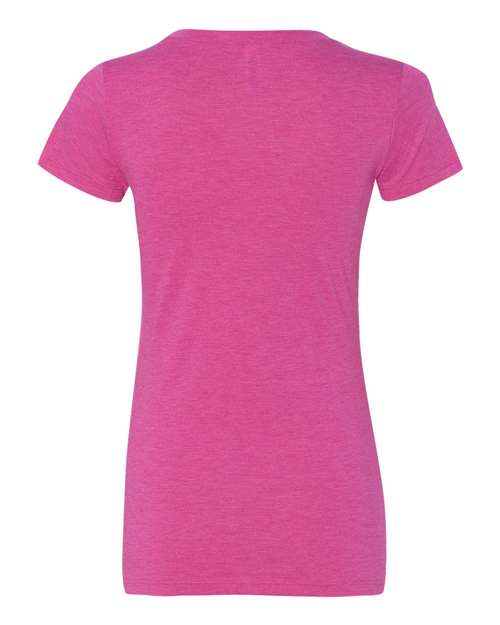 Bella + Canvas B8413 Ladies' Triblend Short-Sleeve T-Shirt #color_BERRY TRIBLEND