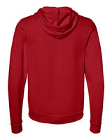 Bella + Canvas 3739 Unisex Poly-Cotton Fleece Full-Zip Hooded Sweatshirt #color_RED