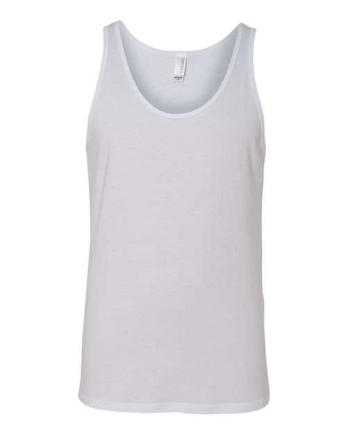 Bella + Canvas 3480 Unisex Jersey Tank #color_WHITE