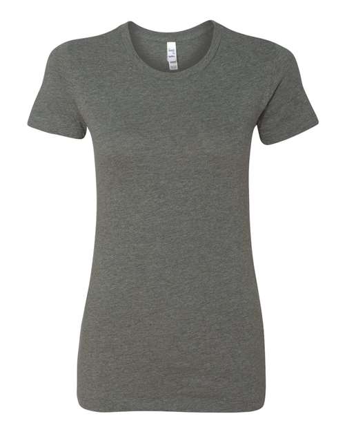 Bella + Canvas 6004 Ladies' Slim Fit T-Shirt #color_DEEP HEATHER