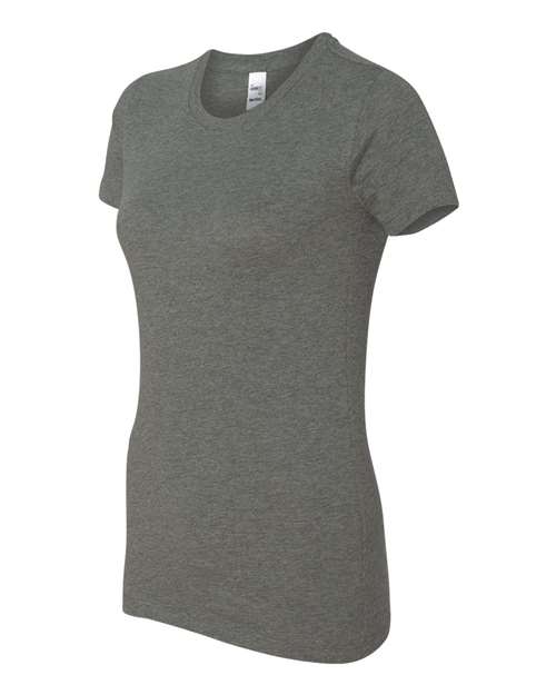 Bella + Canvas 6004 Ladies' Slim Fit T-Shirt #color_DEEP HEATHER