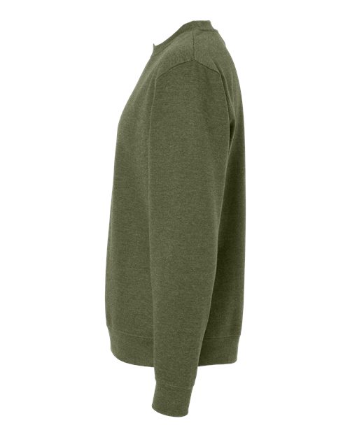 Independent Trading Co. SS3000 Midweight Crewneck Sweatshirt #color_Army Heather