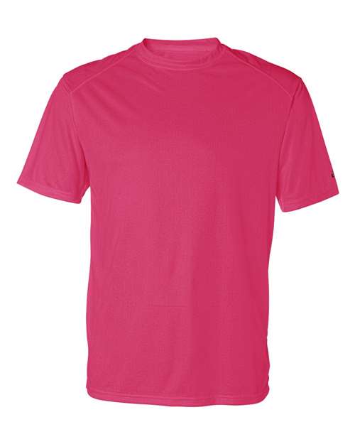 Badger 4120 B-Core Sport Shoulders T-Shirt #color_Hot Coral
