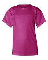 Badger 2120 Youth B-Core T-Shirt #color_Hot Pink