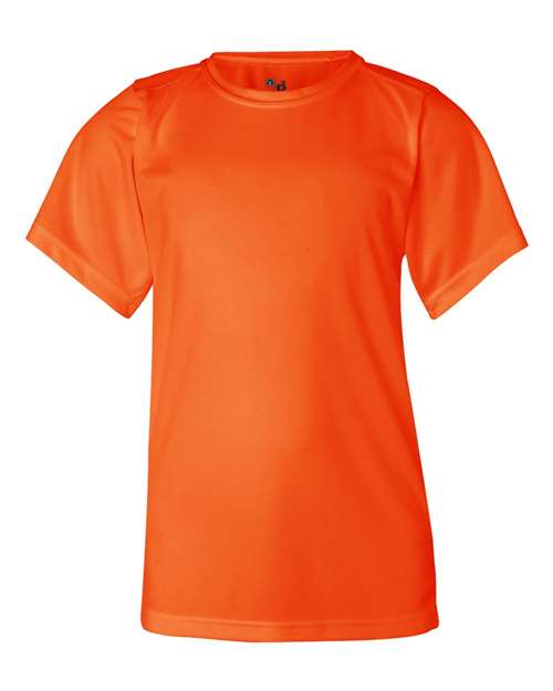 Badger 2120 Youth B-Core T-Shirt #color_Safety Orange