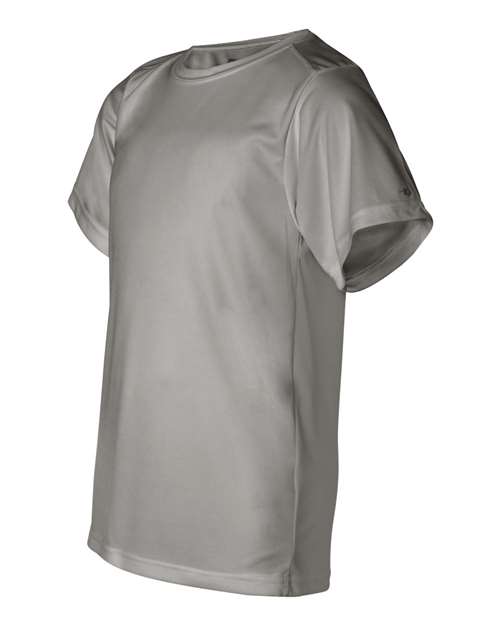 Badger 2120 Youth B-Core T-Shirt #color_Silver