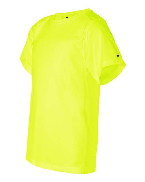 Badger 2120 Youth B-Core T-Shirt #color_Safety Yellow