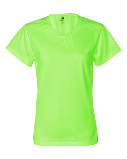 Badger 4160 Women’s B-Core T-Shirt #color_Lime