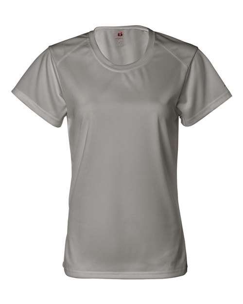 Badger 4160 Women’s B-Core T-Shirt #color_Silver