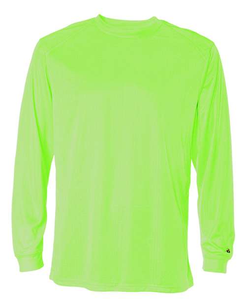 Badger 4104 B-Core Long Sleeve T-Shirt #color_Lime