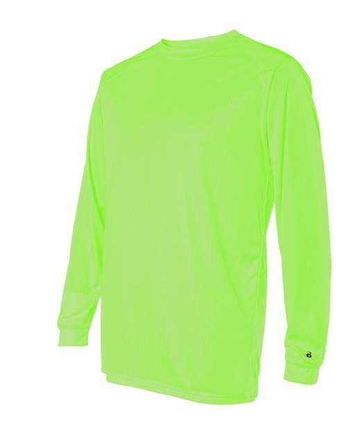 Badger 4104 B-Core Long Sleeve T-Shirt #color_Lime