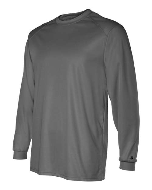 Badger 4104 B-Core Long Sleeve T-Shirt #color_Graphite