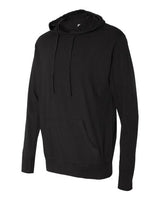 Independent Trading Co. SS150J Lightweight Hooded Pullover T-Shirt #color_Black