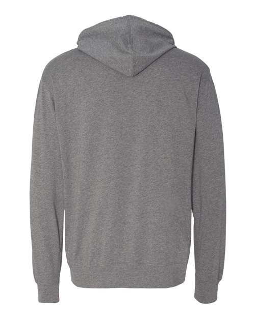 Independent Trading Co. SS150J Lightweight Hooded Pullover T-Shirt #color_Gunmetal Heather