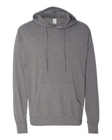 Independent Trading Co. SS150J Lightweight Hooded Pullover T-Shirt #color_Gunmetal Heather