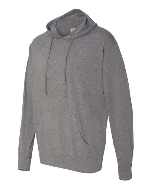 Independent Trading Co. SS150J Lightweight Hooded Pullover T-Shirt #color_Gunmetal Heather