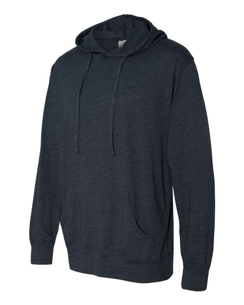 Independent Trading Co. SS150J Lightweight Hooded Pullover T-Shirt #color_Classic Navy Heather