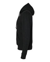 J America JA8620 Adult Cloud Pullover Fleece Hooded Sweatshirt #color_BLACK