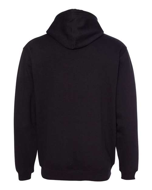 J America JA8815 Adult Tailgate Fleece Pullover Hooded Sweatshirt #color_BLACK