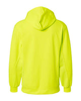 Badger 1454 Performance Fleece Hooded Sweatshirt #color_Safety Yellow