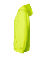 Badger 1454 Performance Fleece Hooded Sweatshirt #color_Safety Yellow
