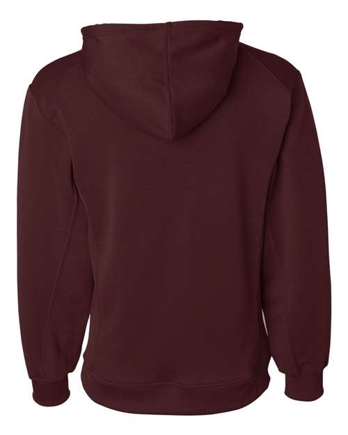 Badger 1454 Performance Fleece Hooded Sweatshirt #color_Maroon
