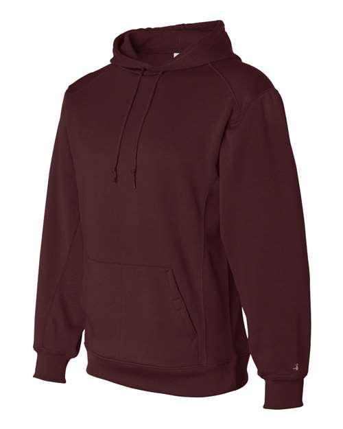 Badger 1454 Performance Fleece Hooded Sweatshirt #color_Maroon