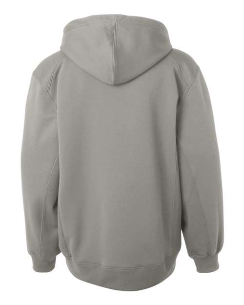 Badger 2454 Youth Performance Fleece Hooded Sweatshirt #color_Silver