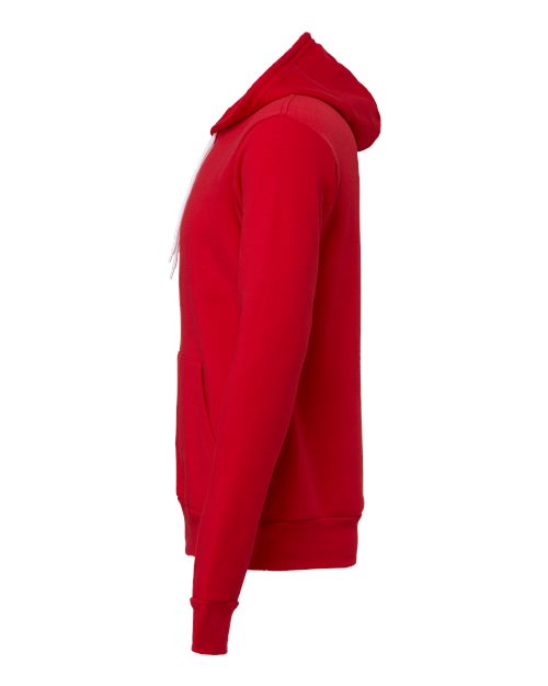 Bella + Canvas 3719 Unisex Sponge Fleece Pullover Hooded Sweatshirt #color_RED