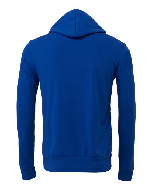 Bella + Canvas 3719 Unisex Sponge Fleece Pullover Hooded Sweatshirt #color_TRUE ROYAL