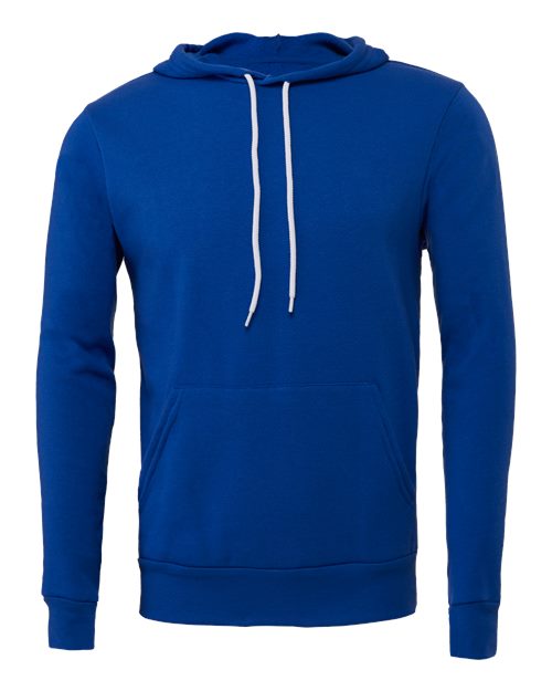 Bella + Canvas 3719 Unisex Sponge Fleece Pullover Hooded Sweatshirt #color_TRUE ROYAL