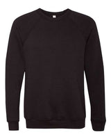 Bella + Canvas 3901 Unisex Sponge Fleece Crewneck Sweatshirt #color_BLACK