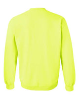 Gildan G180 Adult Heavy Blend 50/50 Fleece Crew #color_SAFETY GREEN
