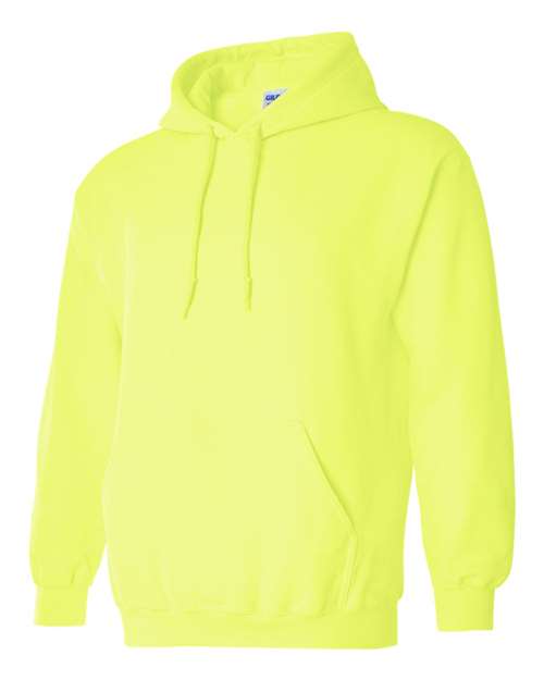Gildan G185 Adult Heavy Blend 50/50 Hooded Sweatshirt #color_SAFETY GREEN