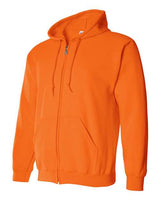 Gildan G186 Adult Heavy Blend 50/50 Full-Zip Hooded Sweatshirt #color_S ORANGE