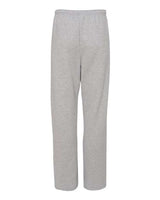 Jerzees 974MP Adult NuBlend Open-Bottom Fleece Sweatpants #color_ATHLETIC HEATHER