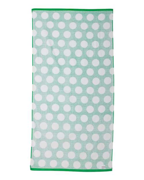 Carmel Towel Company C3060 ClassicBeach Towel #color_KELLY POLKA DOT