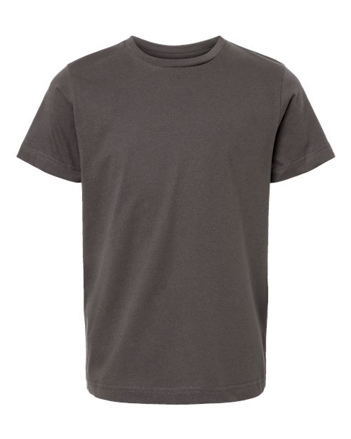LAT 6101 Youth Fine Jersey T-Shirt #color_CHARCOAL