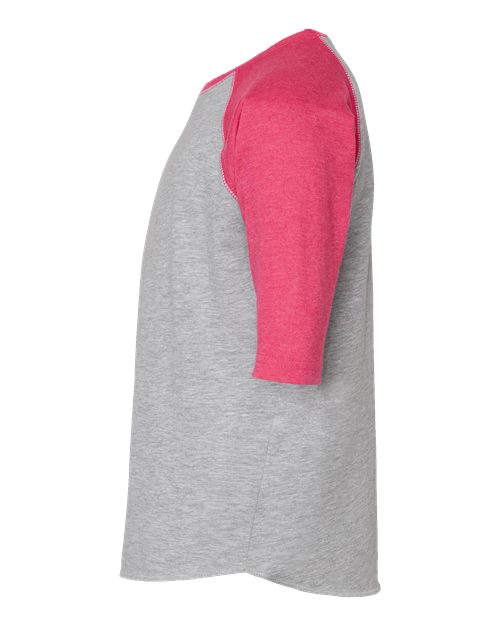 LAT 6130 Youth Baseball T-Shirt #color_VN HT/ VN HT PNK