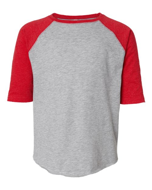 LAT 6130 Youth Baseball T-Shirt #color_VN HTHR/ VN RED