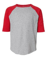 LAT 6130 Youth Baseball T-Shirt #color_VN HTHR/ VN RED