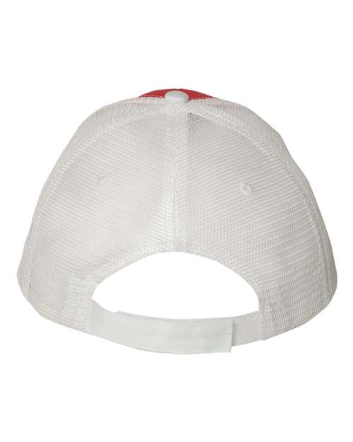 Valucap S102 Sandwich Trucker Cap #color_Red/ White