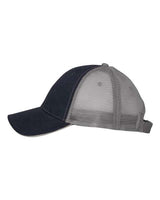 Valucap S102 Sandwich Trucker Cap #color_Navy/ Grey