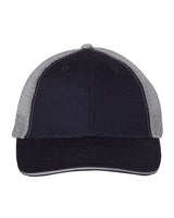 Valucap S102 Sandwich Trucker Cap #color_Navy/ Grey