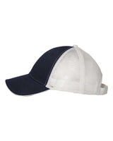 Valucap S102 Sandwich Trucker Cap #color_Navy/ White