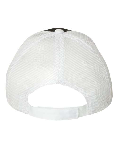 Valucap S102 Sandwich Trucker Cap #color_Black/ White