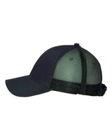 Valucap S102 Sandwich Trucker Cap #color_Navy/ Navy