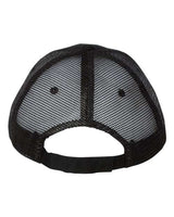 Valucap S102 Sandwich Trucker Cap #color_Black/ Black