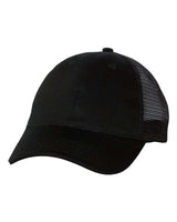 Valucap S102 Sandwich Trucker Cap #color_Black/ Black
